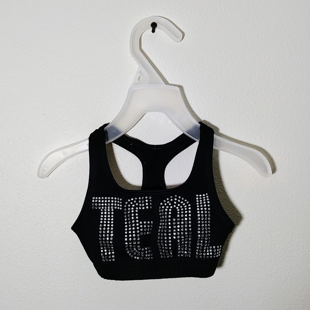 GK Custom Rhinestone Cheer Sports Bra